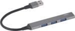 Qilive 600128050 mini USB-A HUB 4 az 1-ben