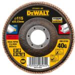 DEWALT DT30601-QZ Extreme Lamellás csiszolótárcsa 115 mm x 22, 2 mm 40 g - lapos Jumbo (DT30601-QZ)