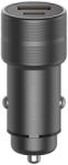 Energea autós töltő 1xUSB+1xUSB-C PD-QC3.0 38W pisztolyacél Alu Drive PD20+