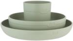 LOVI Tableware Set with Cup etetőszett Pistachio 3 db