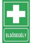 munkavédelmi matrica utánvilágító 150x200 elsősegélyhely