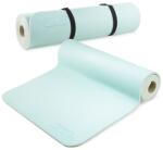 4Fizjo Edzőszőnyeg, 4FIZJO, jógához, fitneszhez és gyakorlatokhoz, fitness, torna és aerobik, pilates, csúszásmentes felület, 180cm x 60cm x 1cm, menta/szürke (P-5907739311917)