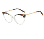 Techsuit Anti-Blue Light Szemüveg Techsuit Reflex TR90 (F93308) - Macskaszem - Átlátszó / Leopárd