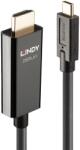 Lindy USB 3.0 Type C HDMI 2.0 Átalakító Fekete 10m 43317 (43317)