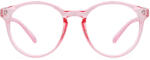 Techsuit - Anti-Blue Light Szemüveg Reflex PC (PC28003-C5) - Kerek - Rózsaszín