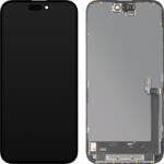 MP Display cu Touchscreen MP compatibil cu Apple iPhone 16 Plus, cu Rama, Versiune Soft OLED IC Movable FHD, Negru - gsmnet