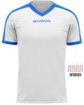 Givova Revolution póló, fehér/kék, 3XL (MAC040302-697)