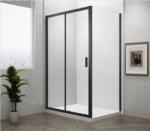 POLYSAN EASY LINE BLACK oldalfal, 800mm, matt fekete profil/transzparent (El3215B)