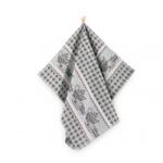  Törölköző, 50x70 cm, barna, 2 db-os készlet, modern design (2320371)