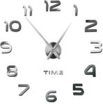 Ruhhy Modern stílusú DIY öntapadós falióra - 60-130 cm - Ezüst (00022143) - emag