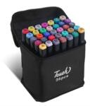 WePro Store 36 darabos WePro Store dupla marker készlet, professzionális, vékony és vastag, alkohol alapú tintával, tárolótáskában, többszínű (DF-62)