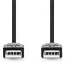 Nedis ccgl60000bk10 usb a apa - usb-a apa kábel, usb2.0, hossz: 1m CCGL60000BK10 (CCGL60000BK10)