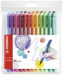 STABILO Fineliner Stabilo Pointmax, 0.8 mm, 24 culori/set, etui carton Arty SW4882401