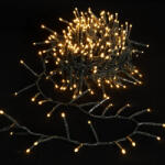 SantaClaus Karácsonyi Tűzijáték lapos fényfüzér, meleg fehér, 20 m, IP44, beltéri és kültéri