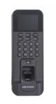 Hikvision Controler de acces biometric stand alone Hikvision cu tastatura si cartele de proximitate MIFARE DS-K1T804AMF; Capacitate de stocare: 3, 000cartele, 3, 000 amprente si 100, 000 evenimente; Suporta fun