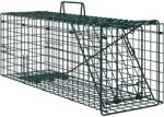 vidaXL Капан за животни Зелен 61 x 20 x 21, 5 см Стомана (42017311)