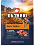 ONTARIO Ontario Senior Medium Lamb & Brown Rice 2, 25 kg