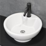 Bath Deluxe Мивка за плот drammen Ø 40, 1 см керамика/бяла (bt0167)