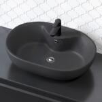 Bath Deluxe Мивка за плот TROMSO 59, 5x41 cm керамика/черно (BT0172)