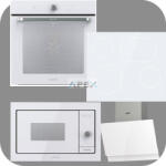 Gorenje Simplicity BOS6737SYW hőlégkeveréses sütő + ECT643SYW üvegkerámia főzőlap + BM235G1SYW grilles mikrohullámú sütő + WHI649EXGW Döntött fali páraelszívó fehér színben