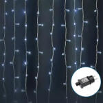 SantaClaus 380953 LED Karácsonyi Fényfüggöny Világítás 3*3M Hideg Fehér Max. 6W IP44