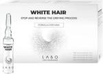  Labo, White Hair, Stop & Reverse The Greying Process, Ampoules Treatment Serum, For Scalp, For Men, 20 pcs, 3.5 ml