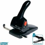 RAPID Lyukasztó, nagyteljesítményű, kétlyukú, 65 lap, RAPID HDC65 Fashion, fekete