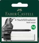Faber-Castell Pótbél precíziós radírstifthez, 4 darabos, FABER-CASTELL