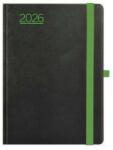 TopTimer Naptár, tervező, A5, heti, TOPTIMER, Nero, fekete-zöld