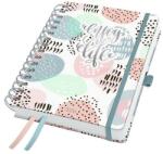 Sigel Naptár, spirál, A5, heti, 2026, kemény borító, SIGEL Jolie, Rose Inspiration