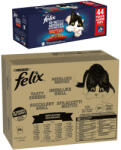 FELIX 120x85g Felix Tasty Shreds Succulent Grill nedves macskatáp+44x85g nedvestáp ingyen