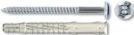 Tecfi Set Diblu Nailon 10x140 Holzsurub Cap Bombat Otel Zincat-7x145 (T.VS2110140S)