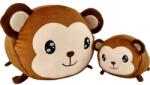 Magic Baby Maimuță - mamă cu pui - set de jucării din pluș 20 și 40 cm (MA24-MB1021-4205)