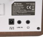 Denver Electronics DAB-30DW Dark Wood Asztali rádió DAB+, URH Ébresztő funkció Fa-barna (selyemmatt) (DAB-30DW) (DAB-30DW)