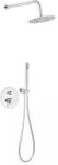 FERRO Ciriculus zuhany készlet beépített trópusi zuhany opcióval króm BCK7P-SET1-S (BCK7PSET1S)