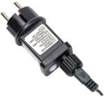 SantaClaus Jégcsap hullám kívánsággömb, hideg fehér, 3m+3m*0.6m, 12 csík, IP44, beltéri és kültéri