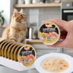  UNIQ PETS UNIQ PETS NEDVES MACSKATÁP ROYAL CHICKEN csirke- és zöldségleves 30 g x 8 db