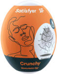 Satisfyer Egg Crunchy - masturbator tip ou - silicon flexibil (4049369043408)