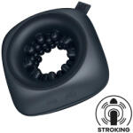 Satisfyer Ring Stroker - masturbator vibrator cu acumulator (negru) (4061504064734)