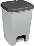 Keter Szemeteskuka, Curver Essentials, 20 l, pedálos, kézi nyitású, zárt fedelű, műanyag, higiénikus, praktikus (TC221503)