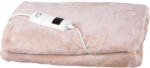 MagicHome elektromos fűthető takaró, bézs, 180 × 130 cm, 9 fokozatú hőmérséklet-szabályozással, időzítő funkcióval (max. 9 óra), puha flanel anyagból, mosógépben mosható (TC2211831)