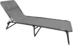 ST Leisure Equipment VERACRUZ állítható napozóágy - szürke - 190x58x28 cm (TC802410)