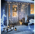 SantaClaus KA0021_300104 Fényfüggöny 2*2 M Hideg Fehér