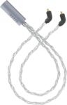 Dekoni Audio Ensemble Post-Split MMCX IEM Silver Braided Cablu pentru căşti (<![CDATA[CBZ-Y-TW-MMCX]]>)