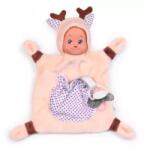 Smoby MiniKiss: Állatbaba szundikendő cumitartó zsebbel - Őzike (210126)