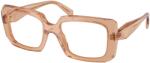 Prada PRC09V 20H1O1 Transparent Chocolate Demo Lens szemüveg (PRC09V 20H1O1)