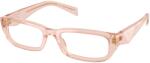 Prada PRB05V 19Q1O1 Transparent Peach Demo Lens szemüveg (PRB05V 19Q1O1)