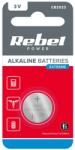 Rebel BAT0195 Líthium gombelem CR2025, Rebel Extreme, 1db/bliszter (CR2025)