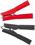  KRO0398 Krokodilcsipesz, szigetelt, piros-fekete, 30A, ár/db (KRO0398)
