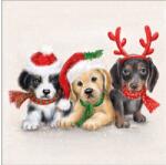 AMBIENTE Szalvéta 33x33cm 20db/csomag Sweet Dogs, Cuki kutyák